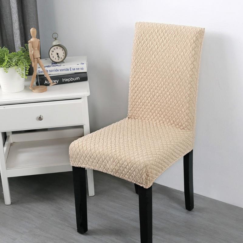

SunnyRain 4/6-Piece Thick Chair Covers Stretch Chair Cover Dining Slipcover1