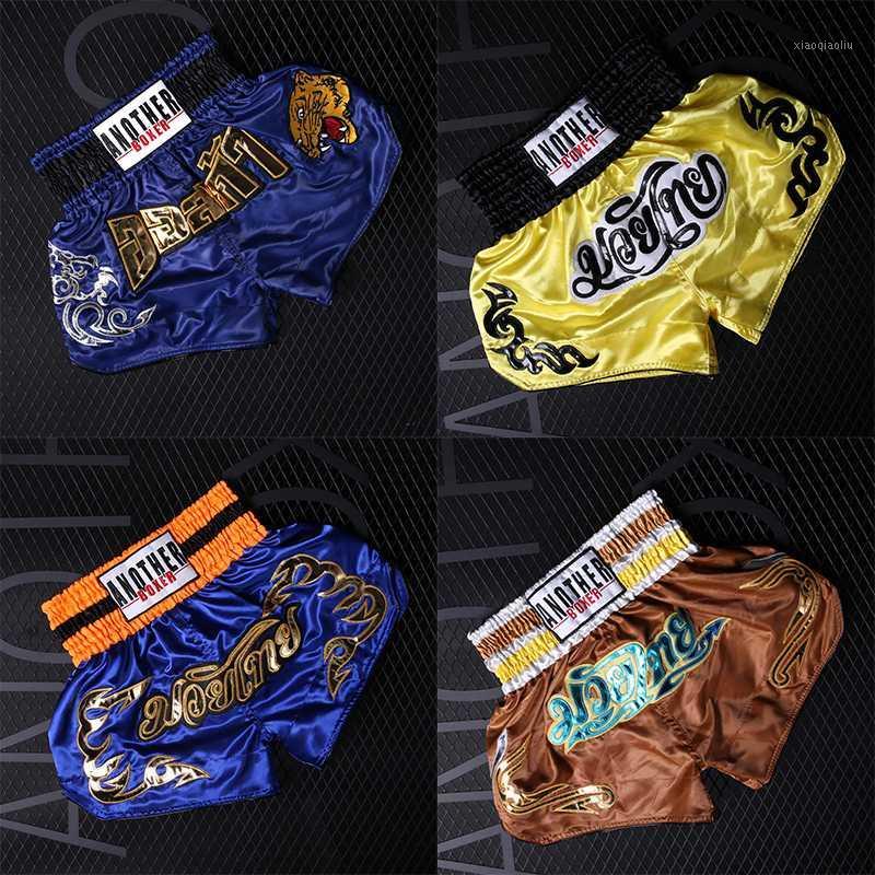 

Fitness Training Men's Boxing Pants Printing Shorts kickboxing Fight Grappling Short Muay Thai boxing shorts clothing sanda1, Style 5
