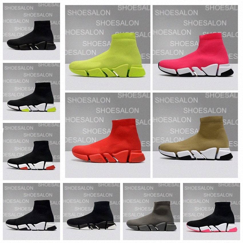 

2021 designer men women speed trainer balenciacg sock boots socks boot casual shoes shoe runners runner sneakers t2es#, 12