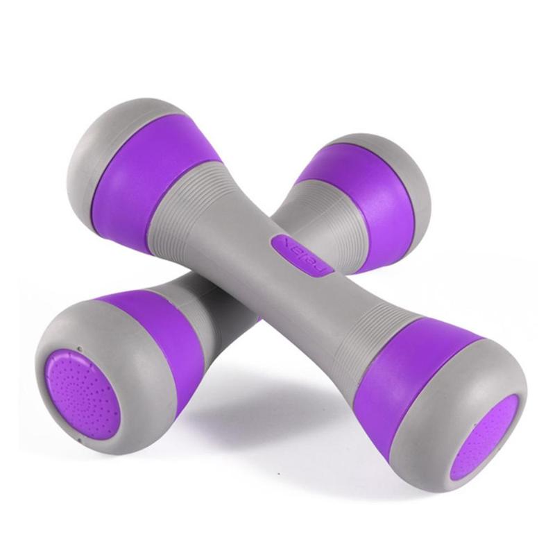 

Adjustable Dumbbells Rubber Yoga Dumbbell Set Weight Gym Arm Training Fitness Equipment for Women Strength Training Exercise, Red