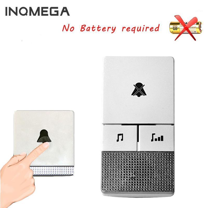 

INQMEGA self powered Waterproof Wireless DoorBell night light sensor no battery EU plug smart Door Bell with 1 2 button/Receiver1
