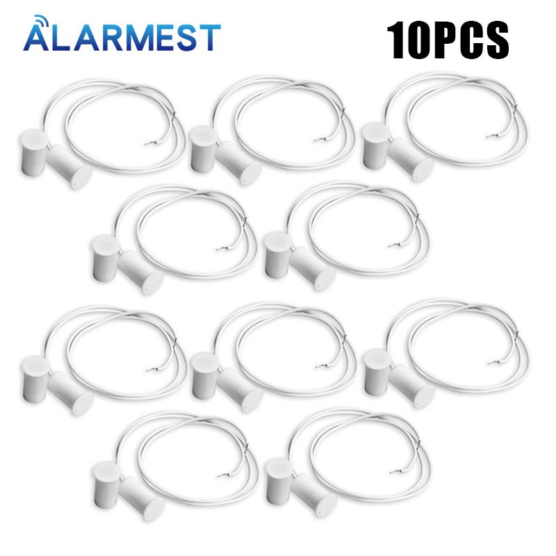 

ALARMEST Wired Door Window Sensor Magnetic Switch Home Alarm System Detector MC-33 normally closed NC