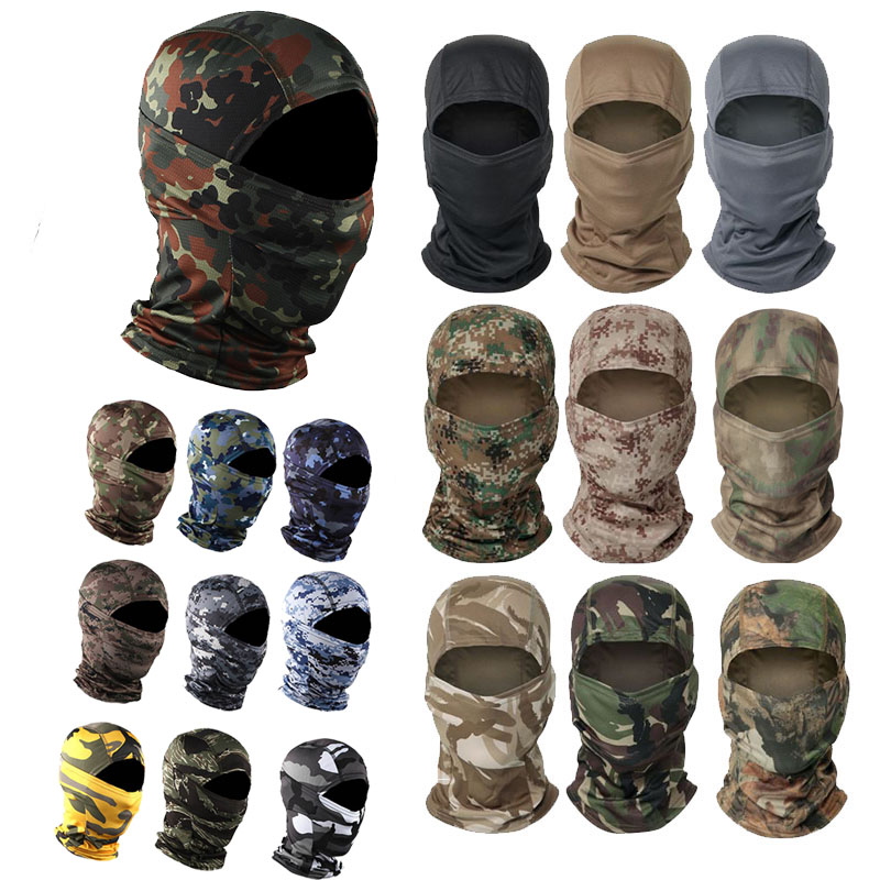 

Outdoor Sports Gear Airsoft Paintball Shooting Equipment Full Face Protection Mask Tactical Airsoft Mask Typhon Camouflage Hood P04-100, Multi