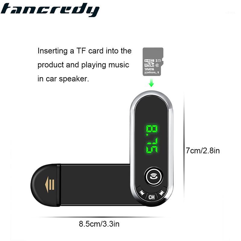 

TANCREDY 2020 NEW Car Phone Holder Bluetooth Aux Audio Handsfree Car Kit Aux Bluetooth Hands Free Music Receiver Support TF1