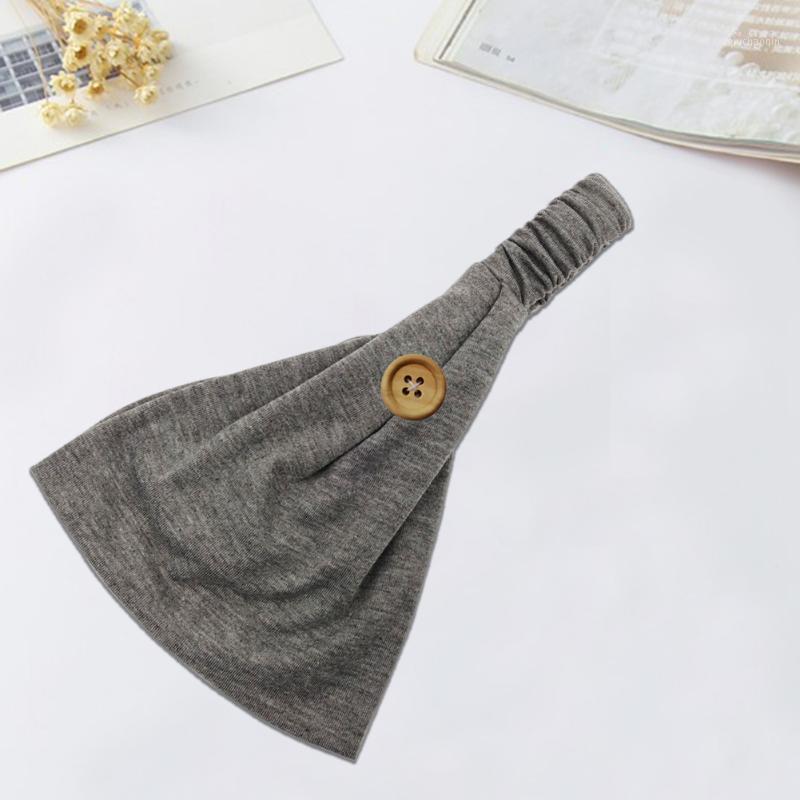 

Sports Yoga Headband Stretch Running Fitness Button Female Headwrap Sweatbands Hair Bands Turban Hair Accessories1, Pink