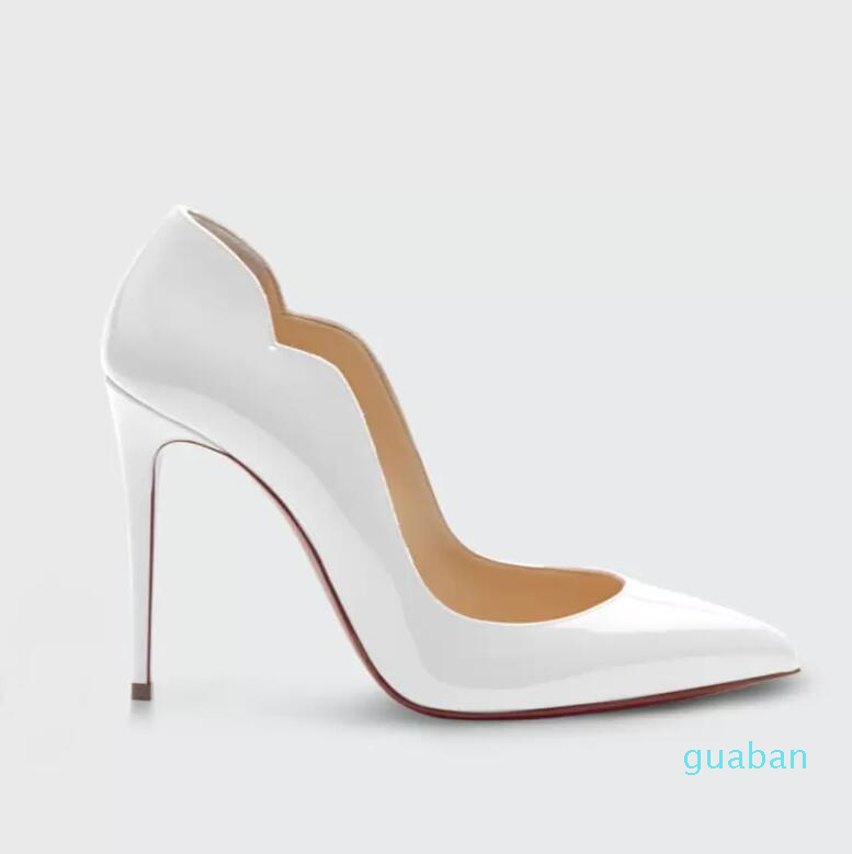 

Classic Style Paris Red bottom Women high heels dress shoes Hot Chick patent reds sole high-heel pumps,Luxury designer wedding party 4411