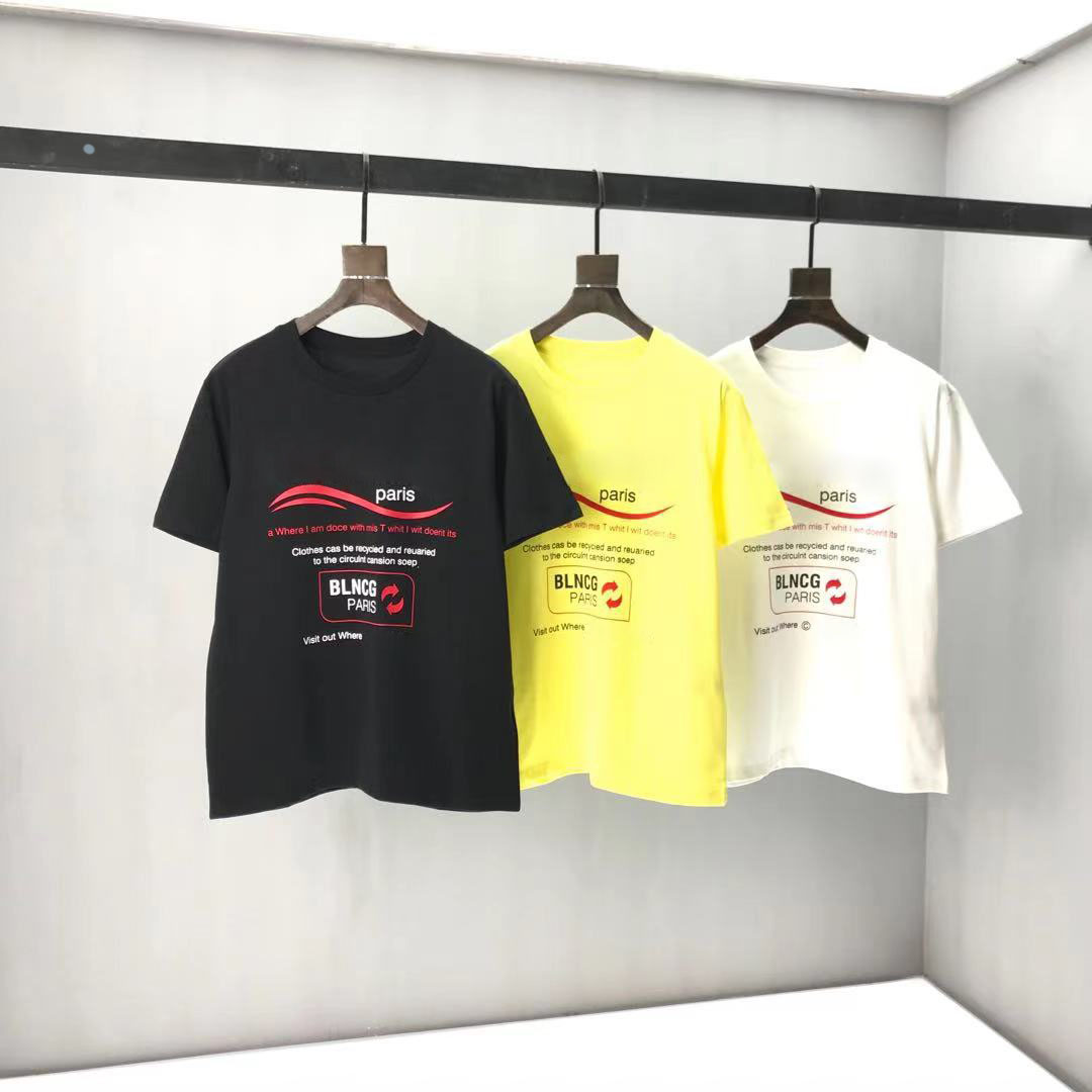 

2021ss spring and summer new high grade cotton printing short sleeve round neck panel T-Shirt Size: m-l-xl-xxl-xxxl Color: black white 8xx
