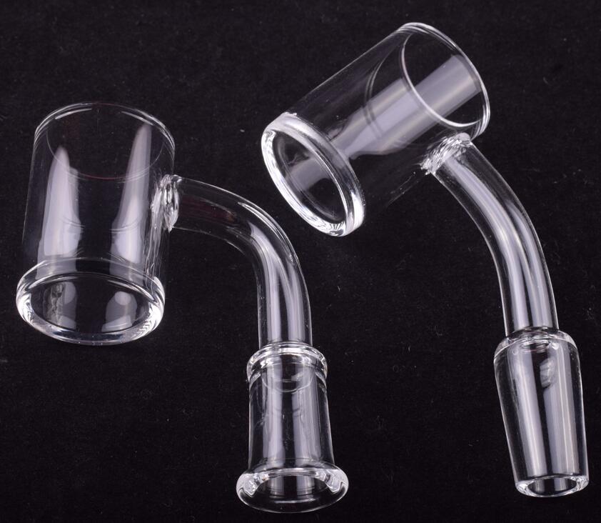 

4mm Thick Bottom Quartz Banger 45/90 Flat Top Quartz Bangers Nails For Bongs Dab Rigs