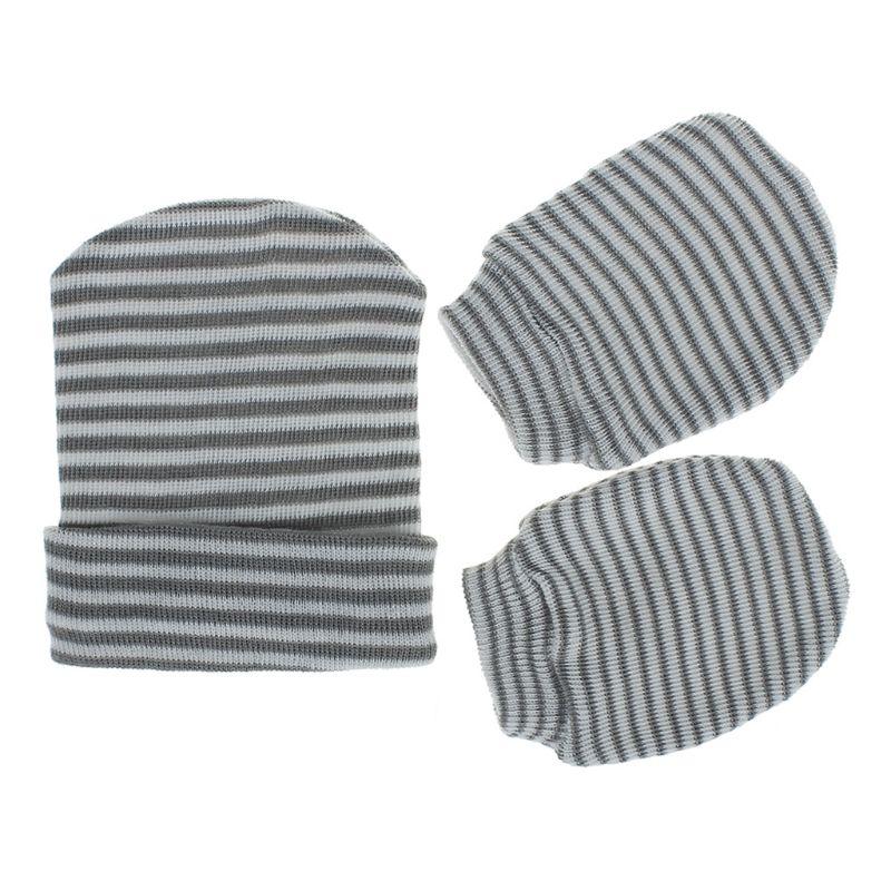 

Newborn Hat Infant Baby Cap and Mitten Set Soft Cute Nursery Beanie Hat New Dropship, Plw