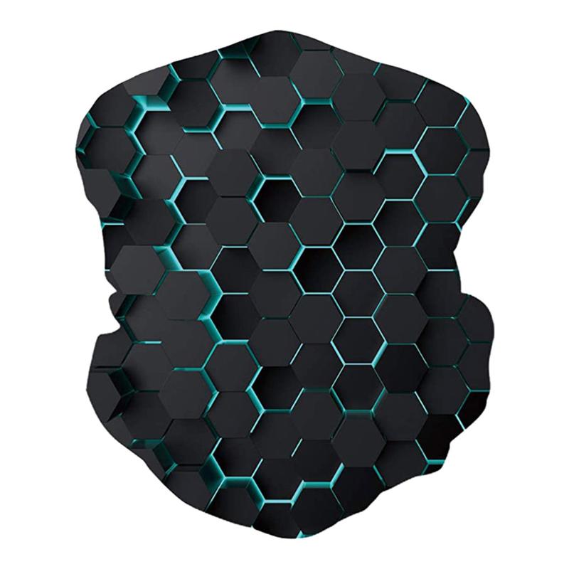 

3D Butterfly Print Scarf Scarves Dust-proof Mask Unisex Outdoor Headband Scarf Neck Windproof Sun Protection Half Face bandana, 374