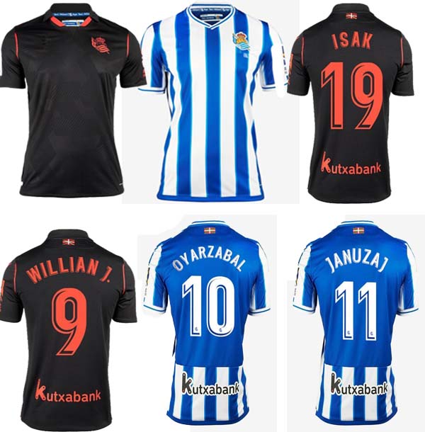 

2020 Real Sociedad soccer jerseys home 2020 2021 Portu Merino OYARZABAL WILLIAN J. men and kids kit camisetas de fútbol football shirts, Red