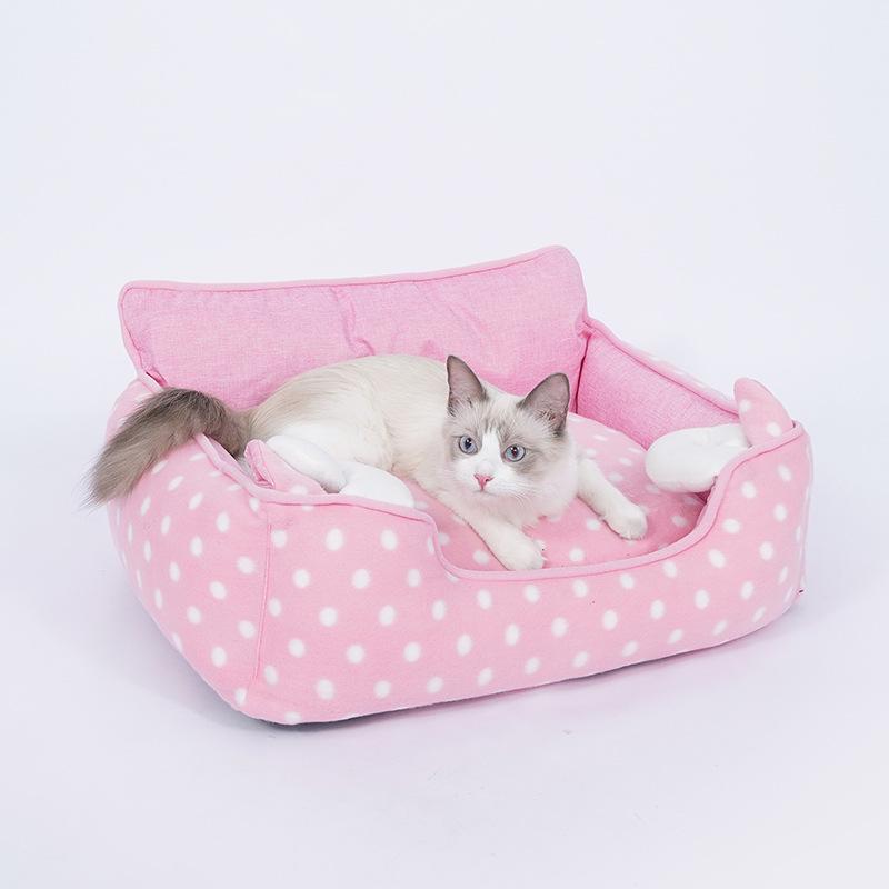 

Cat House Pet Beds Pet Mats Small Dog and cat Sleeping Warm Nest High quality cotton