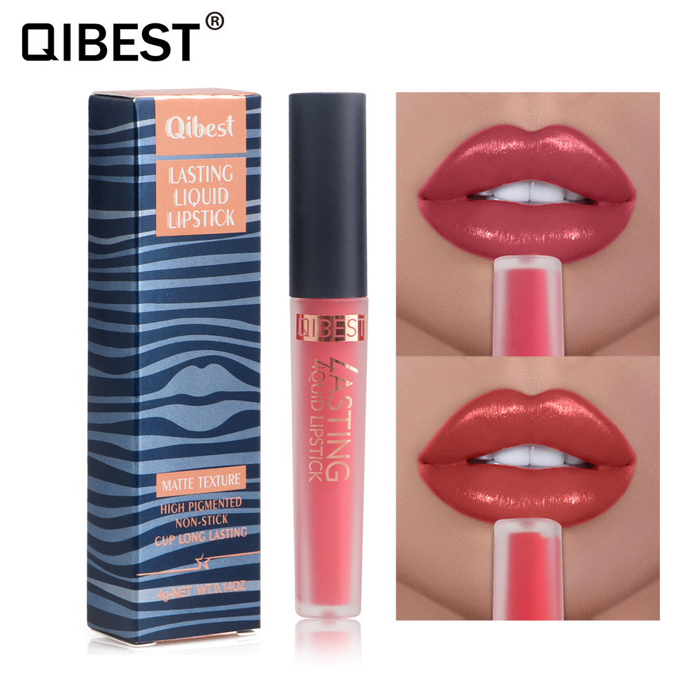 

15 Color Waterproof Matte Lipstick Cosmetic Sexy Batom Mate Lip Tint Liquid Lipgloss Makeup Lasting 24 Hour Mate Levre Kit Batom, Vp008-4