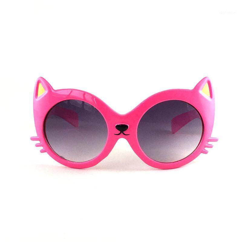 

Kilig Cat Shape Children Cartoon Sunglasses Cute Baby Pink Sun Glasses Kids UV400 Eyewear Animal Glasses for Girls Boys Gift1
