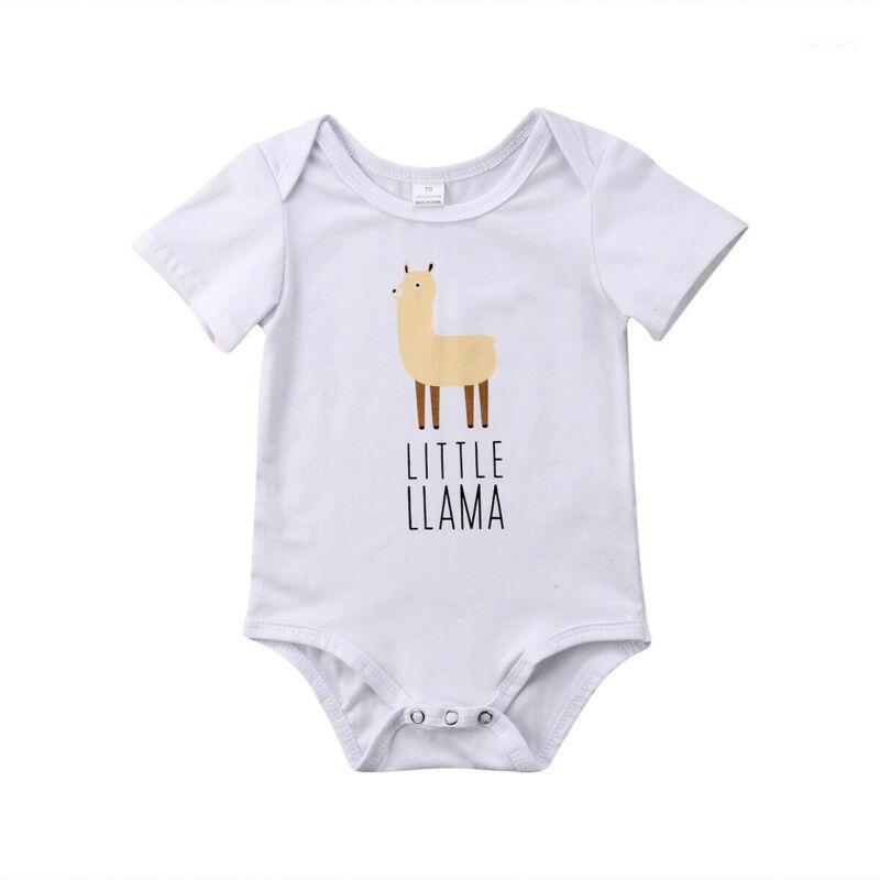 

Newborn Baby Boy Girl Cotton Jumpsuit Carton Print Clothes Outfits Set1, As pic