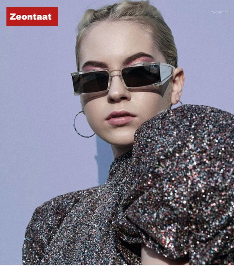 

New Arrival 2020 Silver Rectangle Sunglasses Women Classic Vintage Glasses Street Beat Shopping Mirror UV400 Gafas De Sol Mujer1