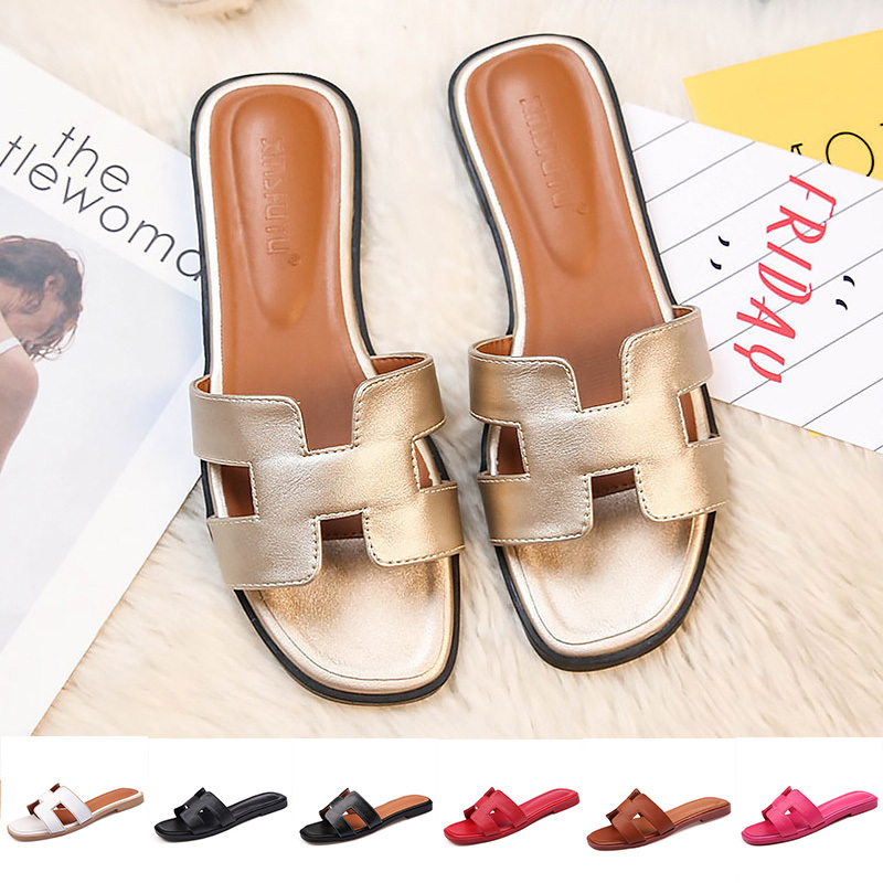 

Summer 2020, ladies slippers, plain sandals, simple and elegant large size PU slippers, beach flip flops female shoes X1020, Brown sheep pattern