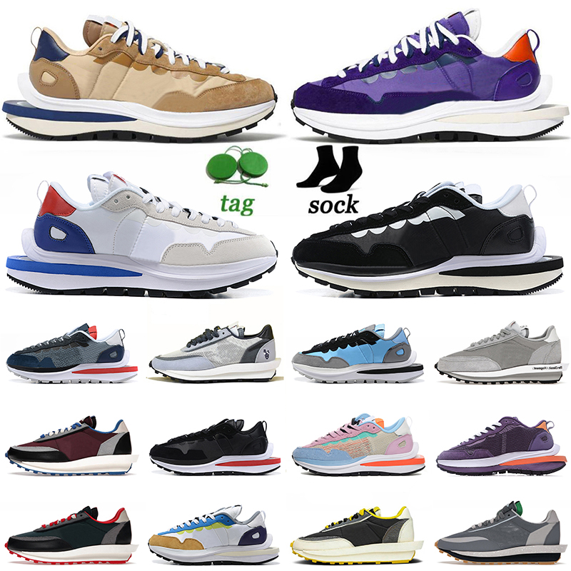 

2022 Authentic Mens Womens Sacais VaporWaffle Pegasus Running Shoes Fragment Designer LDWaffle LDV Waffle Undercover Sesame Blue Void Trainers Sports Sneakers, #a9 sail (1)