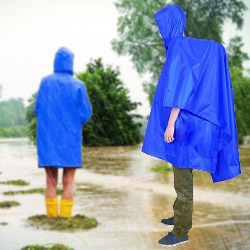 

Outdoor Raincoat Portable Waterproof Backpack Rain Poncho1, Black