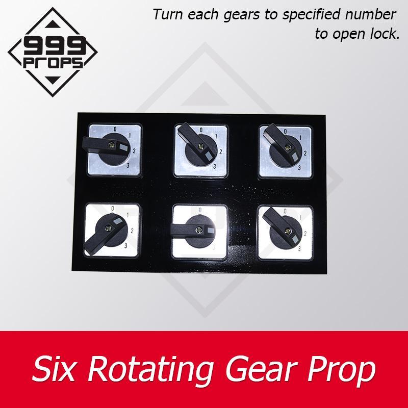 

Turn the dials room escape rotating gear prop turn all gears to specified number to open lock secret room mechanism1
