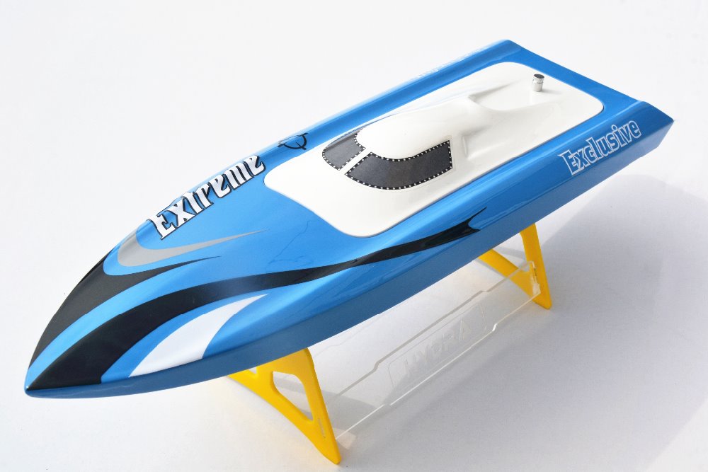 

DT M390 Millet Pepper Fiberglass Brushless RC Boat/ Racing Boat with Motor 2445 KV3000/ 30A ESC/ 17g Servo, Blue