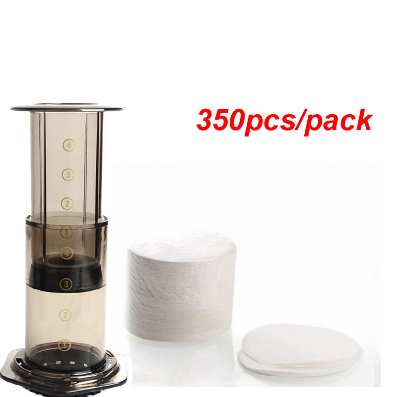

Micro-filters 350pcs/pack French Press Coffee Maker Reusable Professional Filter Paper for YuroPress/Aeropress Coffee Tools