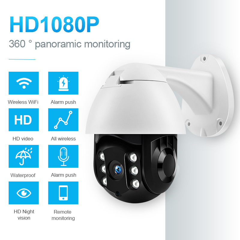 

Outdoor PTZ Wireless CCTV 1080P Full HD Ip camera wifi security camera outdoor Action Detection Waterproof Appliance Control