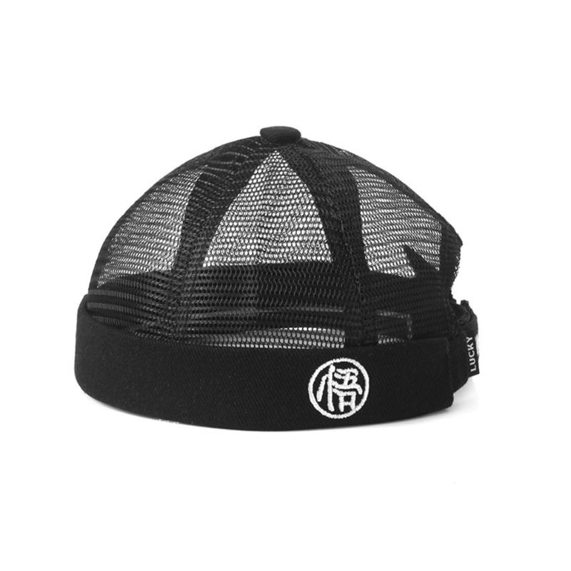 

Baby Hats Summer Brimless Skullies Cap Chinese Style Unique Street Portable Docker Hats Children Beanie Hat