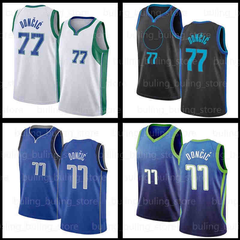 

Luka Doncic Basketball Jersey 77 2021 2022 Kristaps Porzingis 41 Dirk Nowitzki Blue Dallas''Mavericks''Men Stitched Black 22 21 Jerseys Embroidery Blue, Men jersey