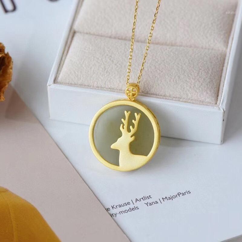 

MENGYI Fashion Exquisite Fawn Pendant Necklace For Women Romantic Courtship Wedding Jewelry Best Christmas Gifts Choker1