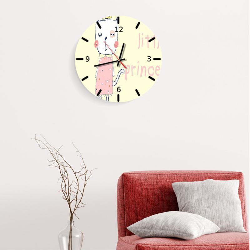 

cratoon cute silent wall clock creative modern design creative wall clock chiledren room zegar na sciane Home Decor BB501