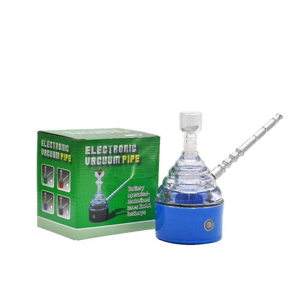 

colorful mini plastic electric water tobacco bong pipe for smoking dry herb