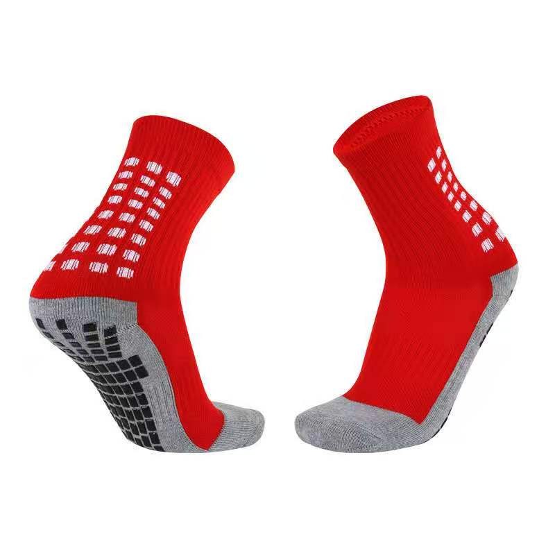 

Football socks men's granule rubber towel bottom thickened antiskid shock absorption student training competition medium tube basketball0214, Multi