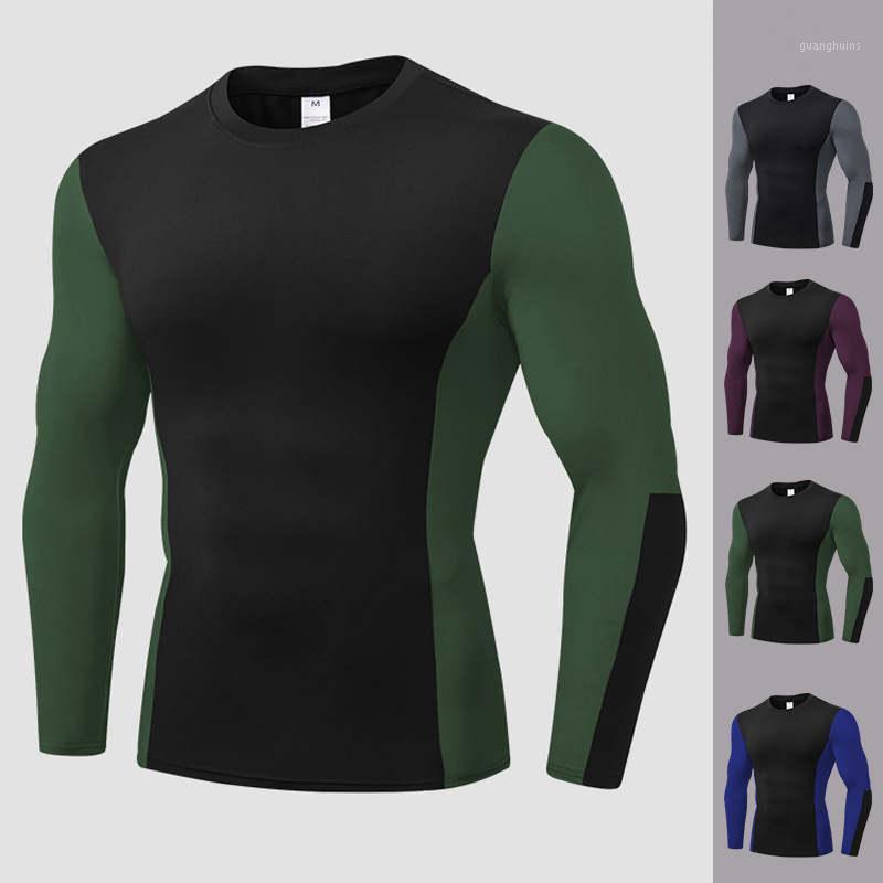 

Men Outdoor Running Hiking T-Shirts Male Long Sleeve Sports Camping Shirt Hunting Fishing Yoga Trainning Exercise Clothes 015081, Blue