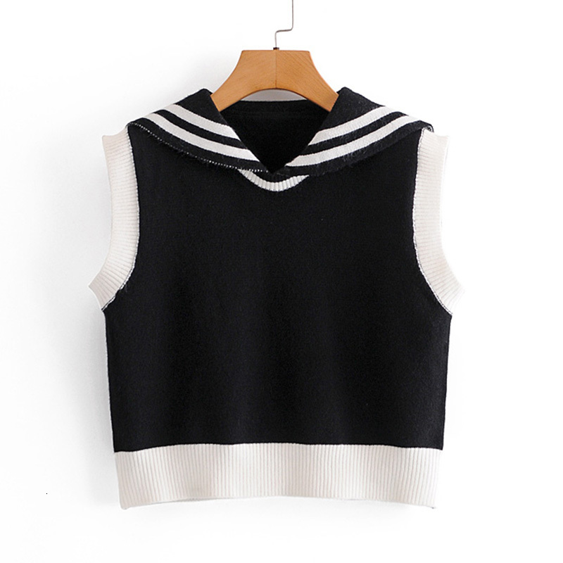 

2021 New Arrival Autumn Winter Women Sweaters Pullovers Warm Sleeveless V-neck Vintage Knitted Tops Lady Sweater Vest 5dr9