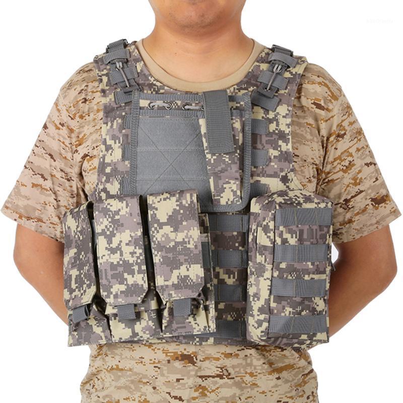 

Outdoor Tactical Vest Molle Vest Modular Gear Carrier Adjustable Training Gaming Paintball Assault1, Black