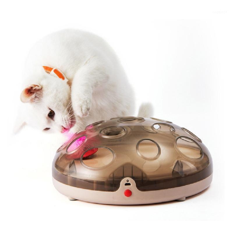 

Electric Pet Cat Interactive Toy Full Maglev Technology Turntable Crazy Play Disc Cat Funny Toy Supplies Cats for Children1