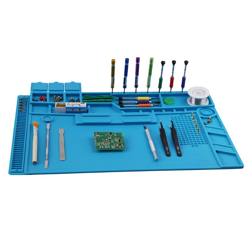 

S-170 Heat Insulation Magnetic Working Mat Heat-resistant Soldering Repair Insulator Pad Maintenance Platform Tools S170