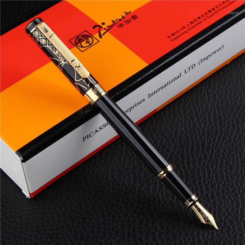 

Picasso 902 Pimio Gentleman Collection Fountain Pen Fine Nib Writing Ink Pen Gift Box Optional for Office Business School Gift1, Red