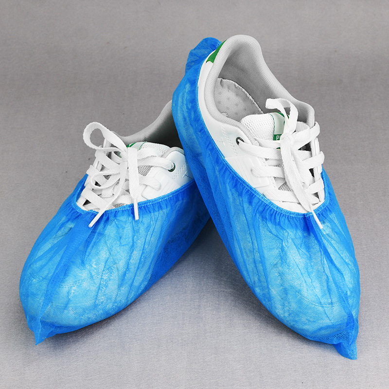 

100pcs/lot Shoe Covers Disposable Shoe Boot Covers Household Non-woven Fabric Boot Non-slip Disposable Thickened Shoes Cover VTKY2117