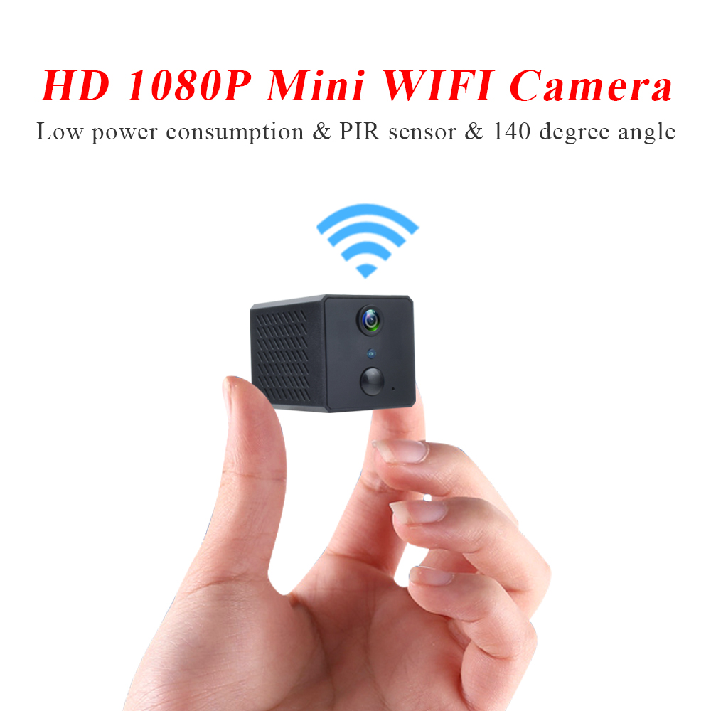

JOZUZE 1080P Wifi Mini Camera Home Security P2P Camera WiFi Night Vision Wireless Surveillance Remote Monitor Phone App