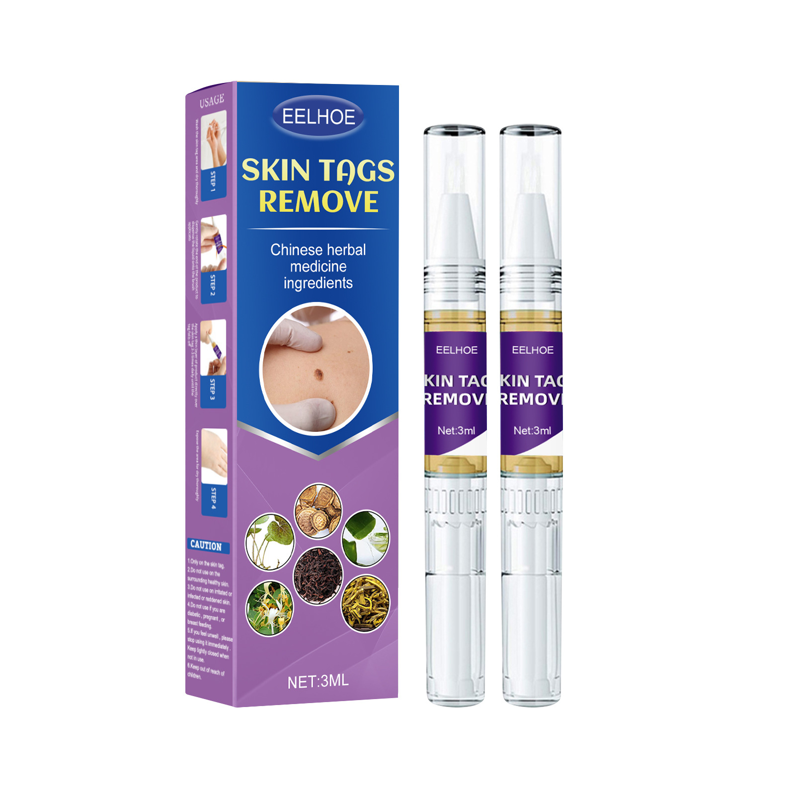 Free freight eelhoe Skin care gram wart liquid body skin tag removal pen lighten moles hands feet face and neck meat particles-image-750204037