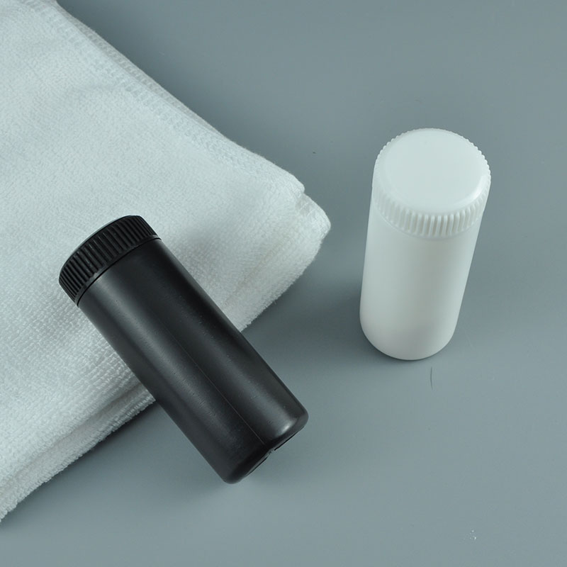 

black/white 60g talcum powder bottles 50 pcs/lot Sifter Bottle 60ml Portable baby empty bottle