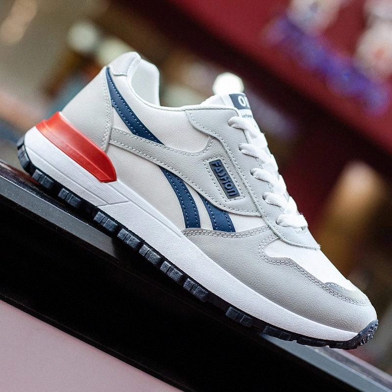 

YWYGMZ 2021 Casual Men Shoes Breathable Sneakers Men Fashion Street Comfortable Soft Walking Sneakers Leather Lersure Shoes #ax8o, Beige