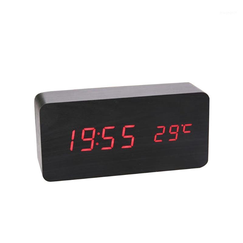 

Wooden Sound Control LED Alarm Clock1