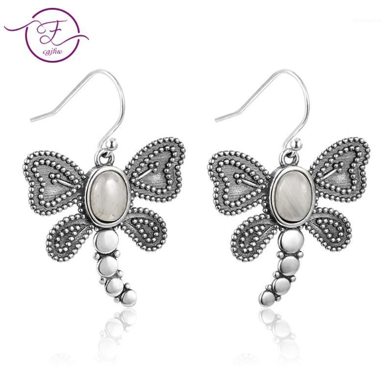 

New Arrival 6x8MM Oval Moonstone Cute Drop Earrings For Women 925 Sterling Silver Party Engagement Wedding Fine Jewelry Earring1