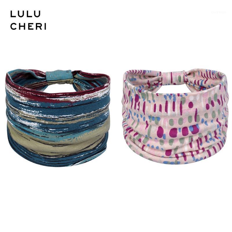 

Summer Tie Dye Printed Hair Bands for Women Ladies Striped Dot Patterned Mask Headband Ultra Soft Wide Cross Sports Accessories1, Red