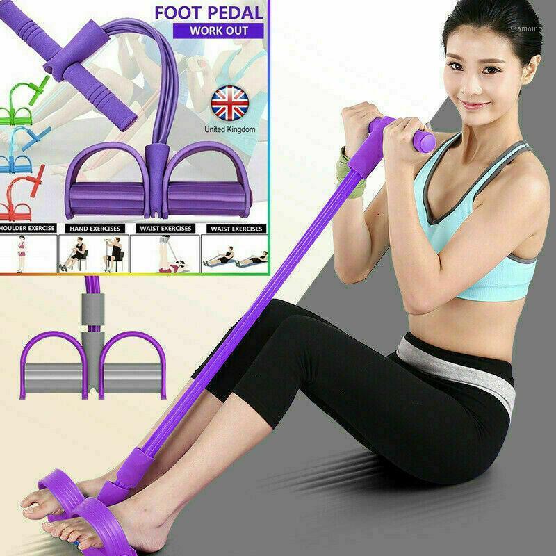 

Multifunctional Tension Rope Pedal Puller Beautiful Leg Slimming Fitness Machine Pedal Exerciser1