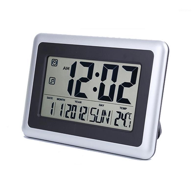 

Creative Clock Mute Table Mounted Calendar Electronic Clock LCD Alarm1