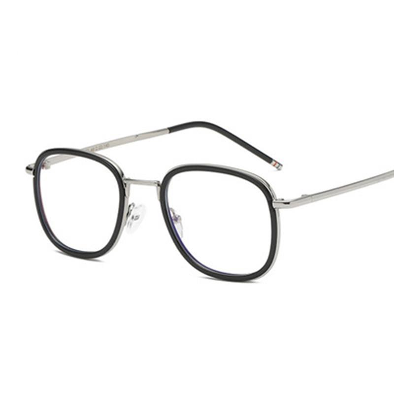 

Computer Square Anti Gamma Ray Blue Light Blocking Metal Glasses Computer Men Frame